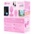 b-vibe hart - oplaadbare, draadloze anale vibrator (roze)