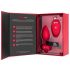 b-vibe heart - oplaadbare, draadloze anale vibrator (rood)