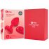 b-vibe heart - oplaadbare, draadloze anale vibrator (rood)