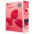 b-vibe heart - oplaadbare, draadloze anale vibrator (rood)