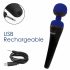 PalmPower oplaadbare vibrator (blauw)