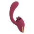 Javida - tong 2in1 vibrator (bordeaux)