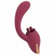 Javida - tong 2in1 vibrator (bordeaux)