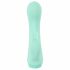 Cuties Mini 4 - oplaadbare, waterdichte konijn vibrator (groen)