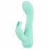 Cuties Mini 4 - oplaadbare, waterdichte konijn vibrator (groen)