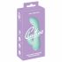 Cuties Mini 4 - oplaadbare, waterdichte konijn vibrator (groen)