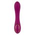 Javida - Dubbelpomp Opblaasbare Vibrator (paars)