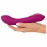 Javida - Dubbelpomp Opblaasbare Vibrator (paars)