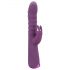 Javida - duwende vibrator met clitorisstimulator (paars)