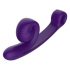 Snail Vibe Curve - 2in1 clitoris stimulator vibrator (paars)