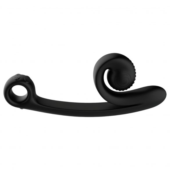 Slakkenvibe Curve - 2in1 clitorisstimulator vibrator (zwart)