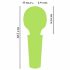 You2Toys Mini Wand - oplaadbare massage vibrator (groen)