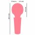 You2Toys Mini Wand - oplaadbare massage vibrator (roze)