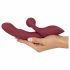 Javida 2 Functies Konijn - oplaadbare clitoris vibrator (rood)