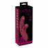 Javida 2 Functies Konijn - oplaadbare clitoris vibrator (rood)