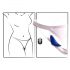 Sourire - Vibromasseur string extra fin avec télécommande (bleu)