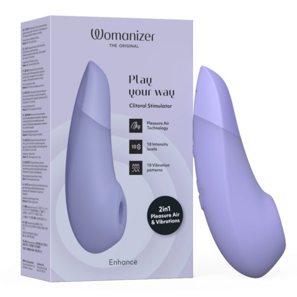 Womanizer Enhance - luchtdruk clitoris stimulator (paars)