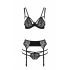 Passion Floris - lingerie set (zwart)