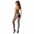 Passion BS048 - open net overall met halternek (zwart) - S-L