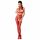 Passie BS048 - open net overall met halster (rood) - S-L