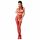 Passie BS048 - open net overall met halster (rood) - S-L