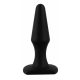 Voel de Magische Rilling - Anale Dildo Plug (Zwart) - Eco Verpakking