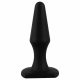 Feel the Magic Shiver - anale dildo plug (zwart) - eco verpakking