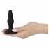 Feel the Magic Shiver - anale dildo plug (zwart) - eco verpakking