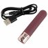 Feel the Magic Shiver - oplaadbare wandvibrator (bordeaux) - eco verpakking