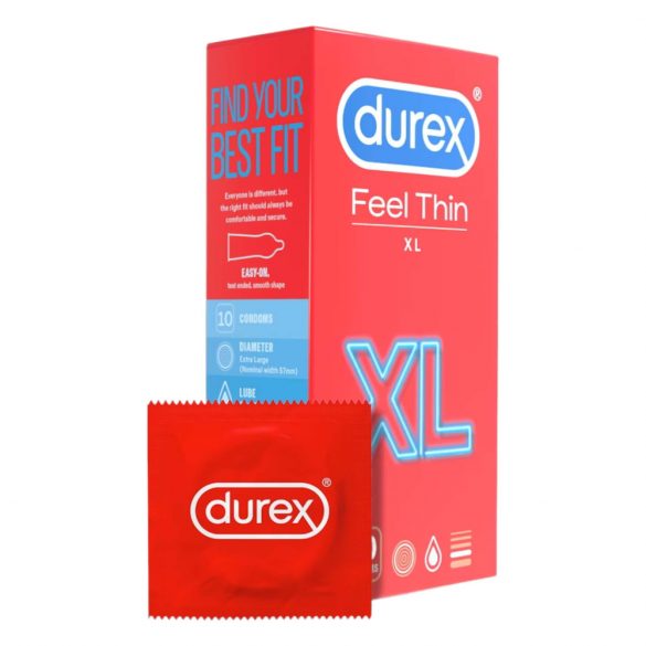 Durex Feel Thin XL - realistisch gevoel condoom (10st)