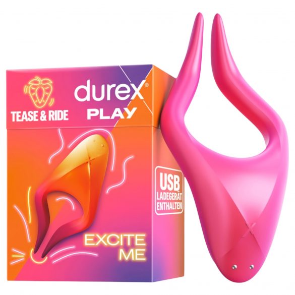 Durex Tease & Ride - Multi-erogene zone stimulator (roze)