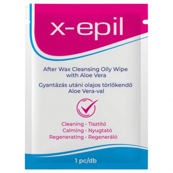 X-Epil - Oliedoekjes na het harsen (1st) - Aloe Vera