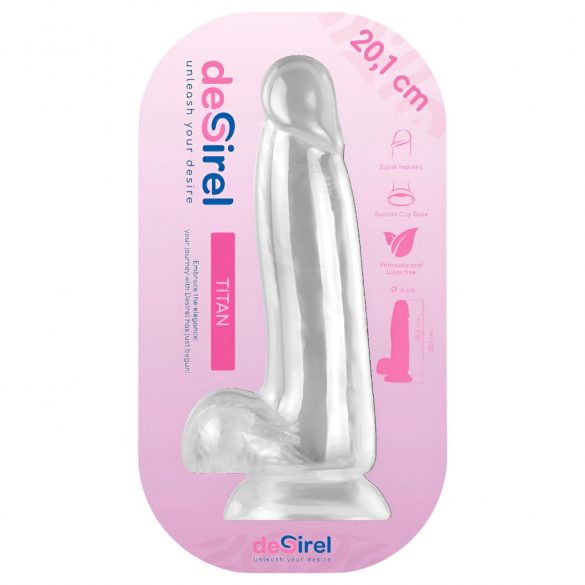 Desirel Titan - levensechte dildo met balzak (natuur)