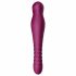 ZALO King - oplaadbare, waterdichte, stuwende vibrator (paars)