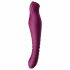 ZALO King - oplaadbare, waterdichte, stuwende vibrator (paars)