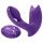 Inya Bump-N-Grind - radio, verwarmde 2in1 clitoris vibrator (paars)