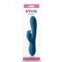 Inya Luv Konijntje - oplaadbare vibrator met klitorisstimulator (turkoois)