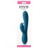 Inya Luv Konijntje - oplaadbare vibrator met klitorisstimulator (turkoois)