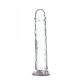 Addiction Crystal - dildo met zuignap (doorzichtig) - 20 cm