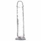 Addiction Crystal - dildo met zuignap (doorzichtig) - 20 cm