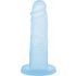 Addiction Coctails - siliconen dildo met voet (blauw)