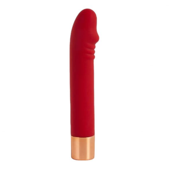 Charme Vibrerende Dildo - oplaadbare, G-punt vibrator (rood)