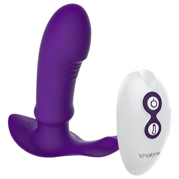 Nalone Marley - oplaadbare, verwarmende, draadloze prostaat vibrator (paars)