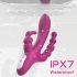 Sex HD Joker - oplaadbare, waterdichte drievoudige vibrator (paars)