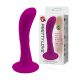 Pretty Love Anaal Plug - zuignap-basis, gebogen anale dildo (roze)