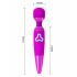 Pretty Love Wand - oplaadbare massagevibrator (paars)