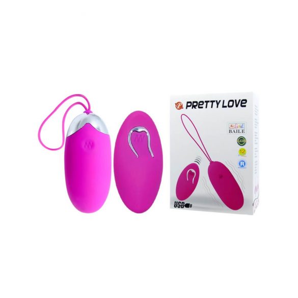 Pretty Love Berger - oplaadbare, draadloze, vibrerende ei (roze)