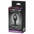 Pretty Love - opblaasbare anaal expander met interne bal (zwart)