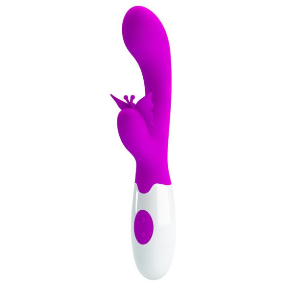 Pretty Love Butterfly Kiss - vlinder, clitoris-arm vibrator (roze)