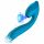 Vibeconnect - waterdichte G-spot vibrator en clitorisstimulator (blauw)